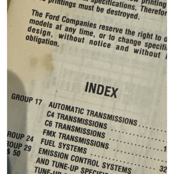 1977 Ford Truck Performance Specifications Second Printing June Emissions Fuel - Picture 4 of 6